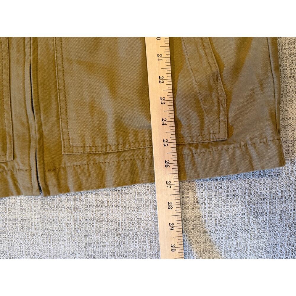 Gap Men's Relaxed Canvas Utility Jacket Brown Corduroy Collar Front Zipper M - Picture 8 of 12
